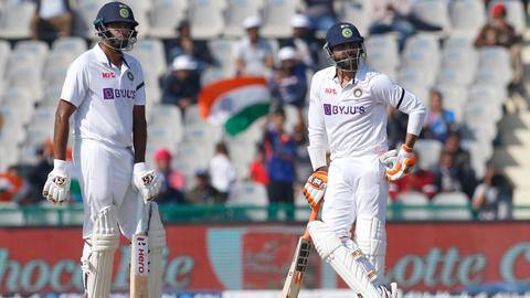 IND vs SL: Ravindra Jadeja slams his second Test century IND vs SL: Ravindra Jadeja slams his second Test century