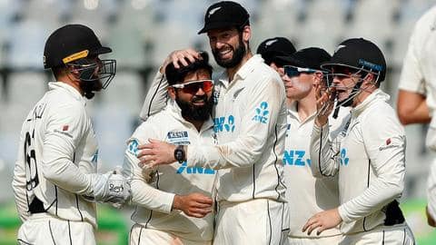 India vs NZ: Ajaz Patel shines; Kohli departs for duck India vs NZ: Ajaz Patel shines; Kohli departs for duck