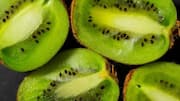 Healthy fruit salad with kiwi and figs