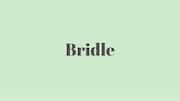 Word of the Day: Bridle