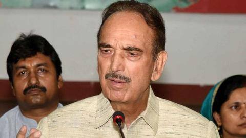 J&K's statehood should be restored before holding assembly polls: Azad J&K's statehood should be restored before holding assembly polls: Azad