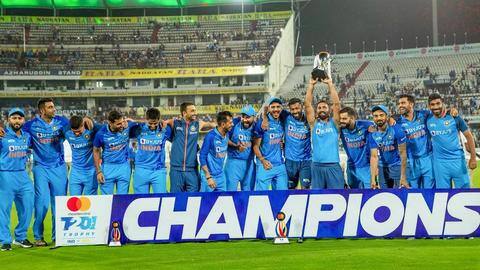 Team India registers most T20I wins in a calendar year Team India registers most T20I wins in a calendar year