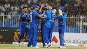 Afghanistan claim their fourth T20I win over Pakistan: Key stats