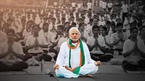 International Yoga Day 2022: PM Modi leads celebrations at Mysuru International Yoga Day 2022: PM Modi leads celebrations at Mysuru