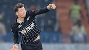 Dissecting Mitchell Santner's T20I numbers on Indian soil