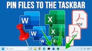 #TechBytes: How to pin files to the Windows taskbar