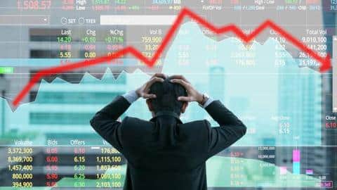 Sensex crashes over 1,150 points, Nifty barely holds 15,800 mark Sensex crashes over 1,150 points, Nifty barely holds 15,800 mark