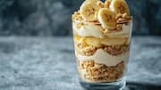 Your breakfast fix is this banana yogurt parfait 