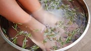 Tired feet? Try an eucalyptus foot soak