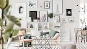 How to make wall art with eucalyptus leaves