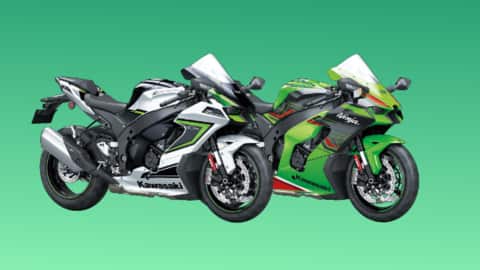 The superbike features an all-LED lighting setup and side-slung exhaust