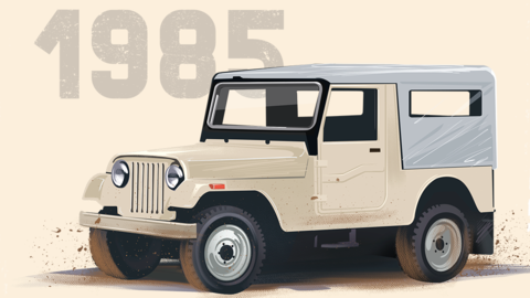 Why was the Thar conceptualized by Mahindra?
