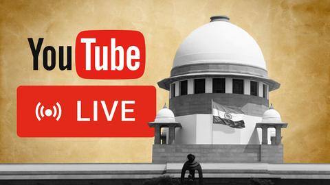 Supreme Court begins historic live-stream of constitution bench proceedings Supreme Court begins historic live-stream of constitution bench proceedings