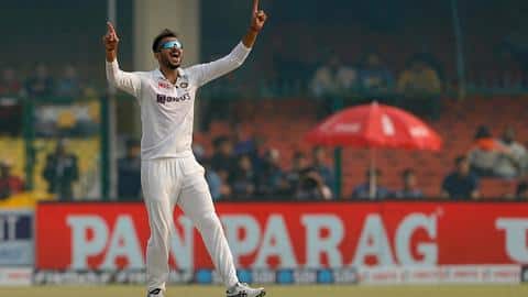 1st Test: NZ bowled out for 296, Axar takes five-for 1st Test: NZ bowled out for 296, Axar takes five-for