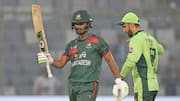Bangladesh's Tanzid Hasan slams his maiden ODI ton: Key stats