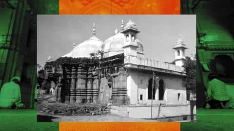 Varanasi: Ancient swastikas discovered near Gyanvapi mosque during survey Varanasi: Ancient swastikas discovered near Gyanvapi mosque during survey