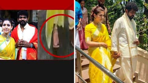 Newlyweds Nayanthara, Vignesh Shivan caught in controversy over Tirupati visit Newlyweds Nayanthara, Vignesh Shivan caught in controversy over Tirupati visit