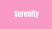 Word of the Day: Serenity
