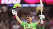 David Warner scripts these records with his third BBL hundred 