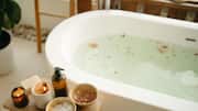 Release stress with these homemade bath infusions