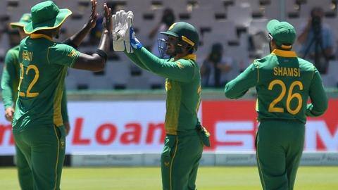 South Africa fined for slow over rate in 2nd ODI South Africa fined for slow over rate in 2nd ODI