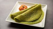 Whip up this healthy spinach dosa in minutes 