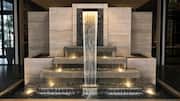 Create a calming space with indoor water features 
