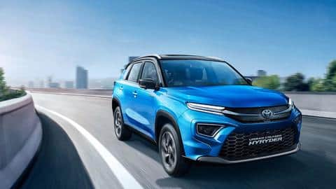 2022 Toyota Urban Cruiser Hyryder unveiled in India: Check features 2022 Toyota Urban Cruiser Hyryder unveiled in India: Check features