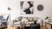 How to turn fabric into beautiful wall art