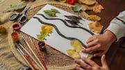 How to create beautiful art with dried leaves