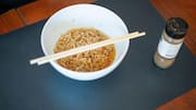 Corn soup with instant noodles: A quick snack idea