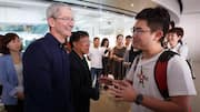 Cook makes third China trip as Apple pushes for growth