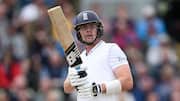 Edgbaston Test: England's Jordan Cox keeps for half-centurion Jamie Smith 