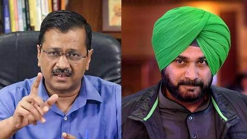 Sidhu joins Delhi teachers' protest outside Kejriwal's residence Sidhu joins Delhi teachers' protest outside Kejriwal's residence
