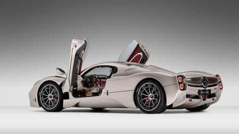 The supercar is underpinned by a 'Carbo-Titanium' monocoque chassis