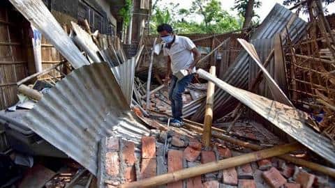 People spend sleepless night as 18 aftershocks rock Assam People spend sleepless night as 18 aftershocks rock Assam
