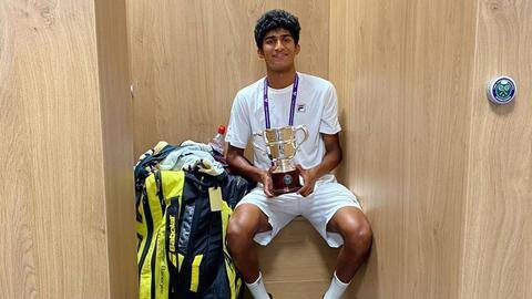 2021 Wimbledon: Indian-American Samir Banerjee wins boys' singles title 2021 Wimbledon: Indian-American Samir Banerjee wins boys' singles title