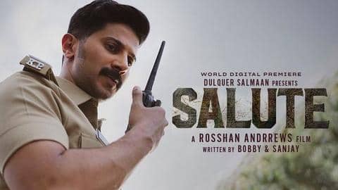 Dulquer Salmaan's 'Salute' ditches theaters, opts for release on SonyLIV Dulquer Salmaan's 'Salute' ditches theaters, opts for release on SonyLIV