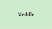 Word of the Day: Meddle