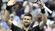 US Open 2025: Novak Djokovic equals Roger Federer's hard-court record