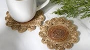 DIY: How to make jute coasters 