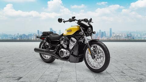 The motorcycle is equipped with disc brakes and dual-channel ABS