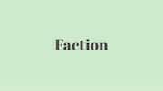 Word of the Day: Faction