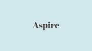 Word of the Day: Aspire