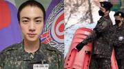 BTS Jin's first photos, videos from military service surface online