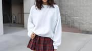 5 stylish ways to wear tartan wrap skirts