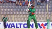 Shakib Al Hasan surpasses 7,000 ODI runs, smashes 53rd half-century