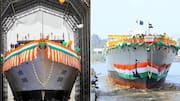 Navy commissions 2 indigenously built frigates, boosting India's maritime defense