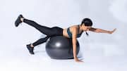 Improve posture with these balance ball exercises