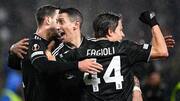 Europa League: Angel Di Maria's hat-trick sends Juventus into R16 